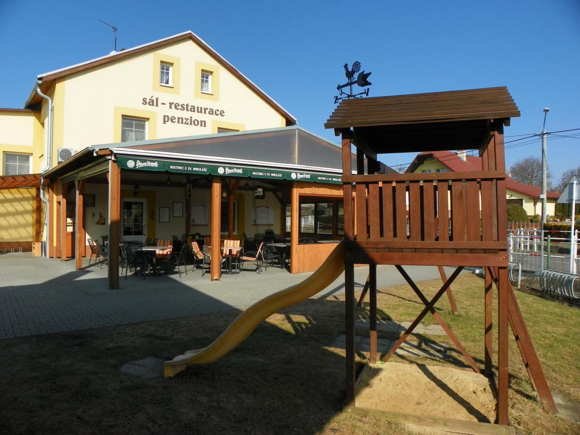 Hostinec a penzion U sv. Mikuláše Hať Exterior foto